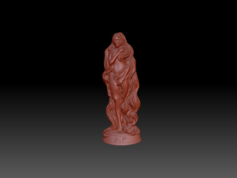 Girl beautiful 3D Model