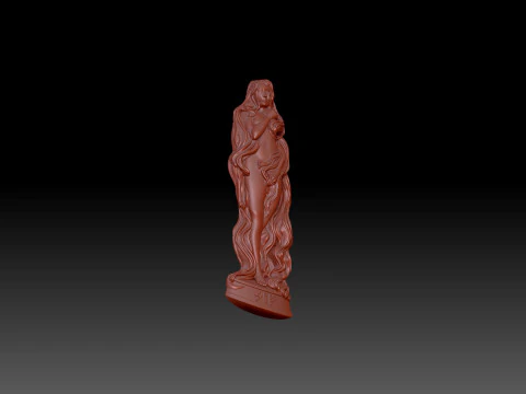 Girl beautiful 3D Model