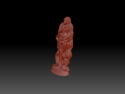 Girl beautiful 3D Model