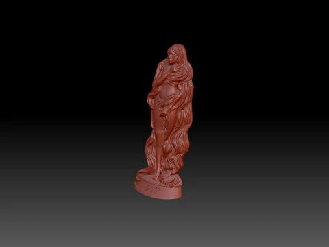 Girl beautiful 3D Model
