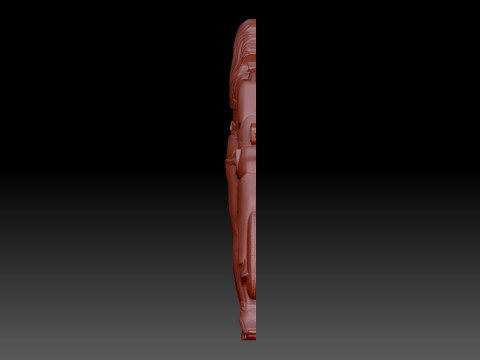 Car and girl 3D 모델