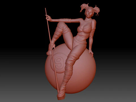 Ragazza divertente Modello 3D