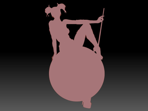 Girl fun 3D Model