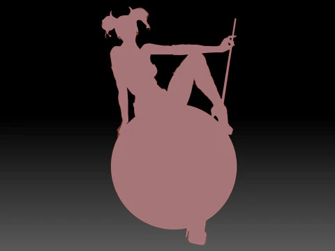 Girl fun 3D Model