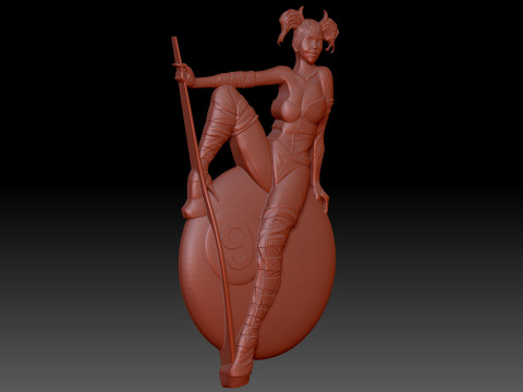 Girl fun 3D Model