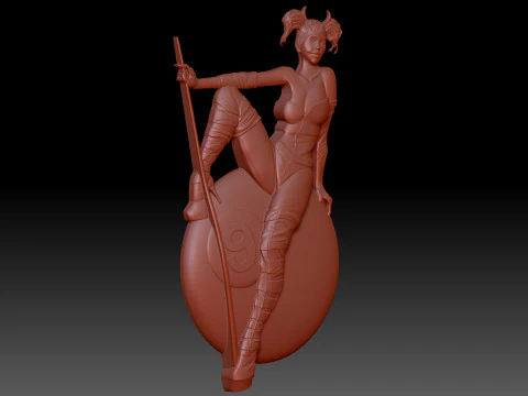 Girl fun 3D Model