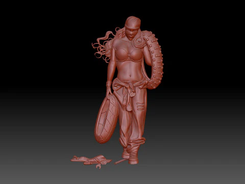 Bella ragazza Modello 3D