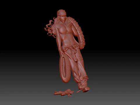 Beautiful girl 3D Model