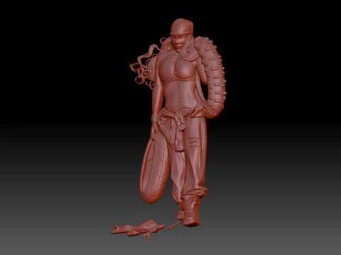 Beautiful girl 3D Model