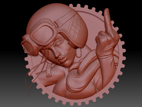 Beautiful girl 3D Model