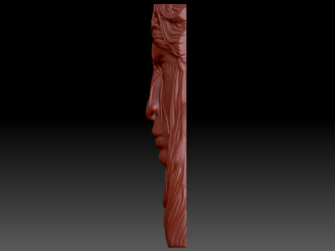 Forest Woman 3D Model