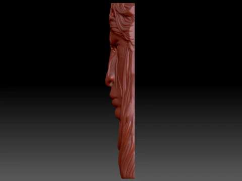 Forest Woman 3D Model