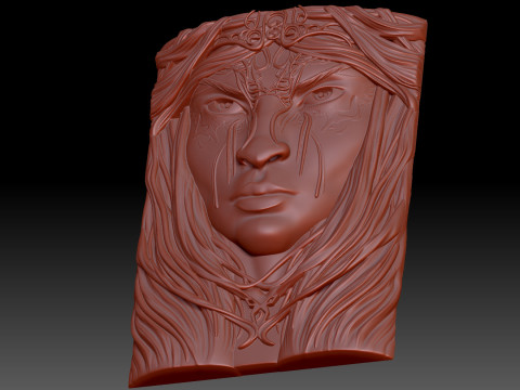 Forest Woman 3D Model