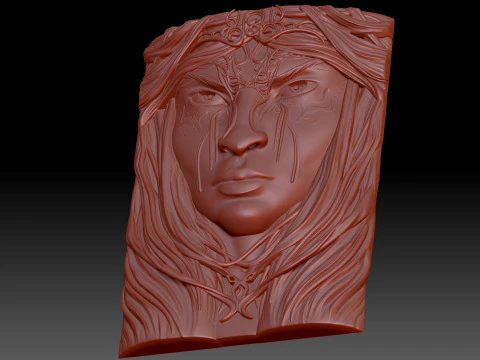 Forest Woman 3D Model