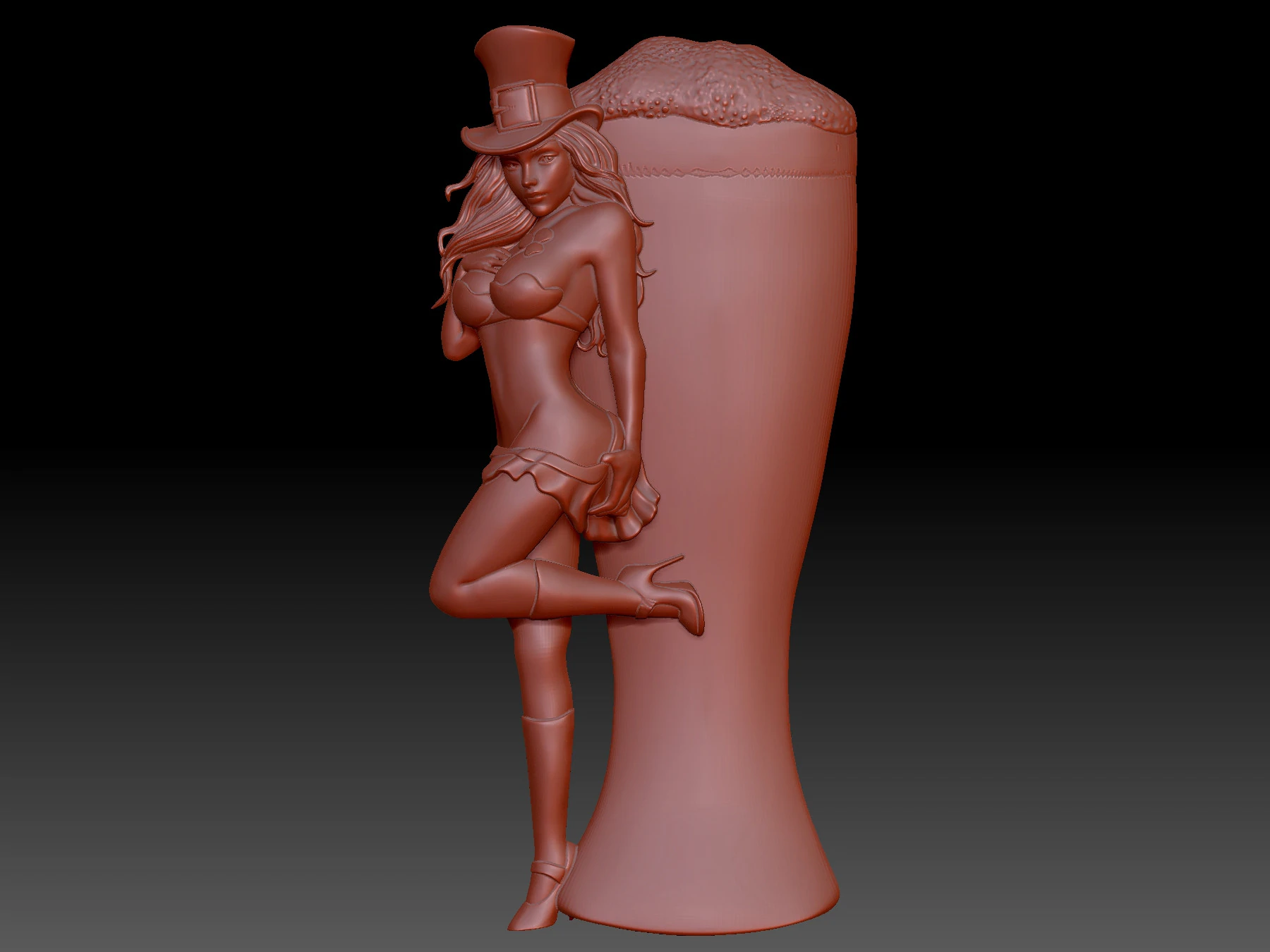 Ballare Modello 3D .c4d .max .obj .3ds .fbx .stl .blend 