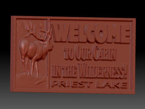 Welcome 3D Model