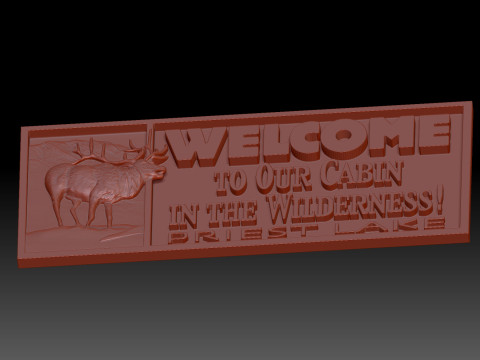 Welcome 3D Model
