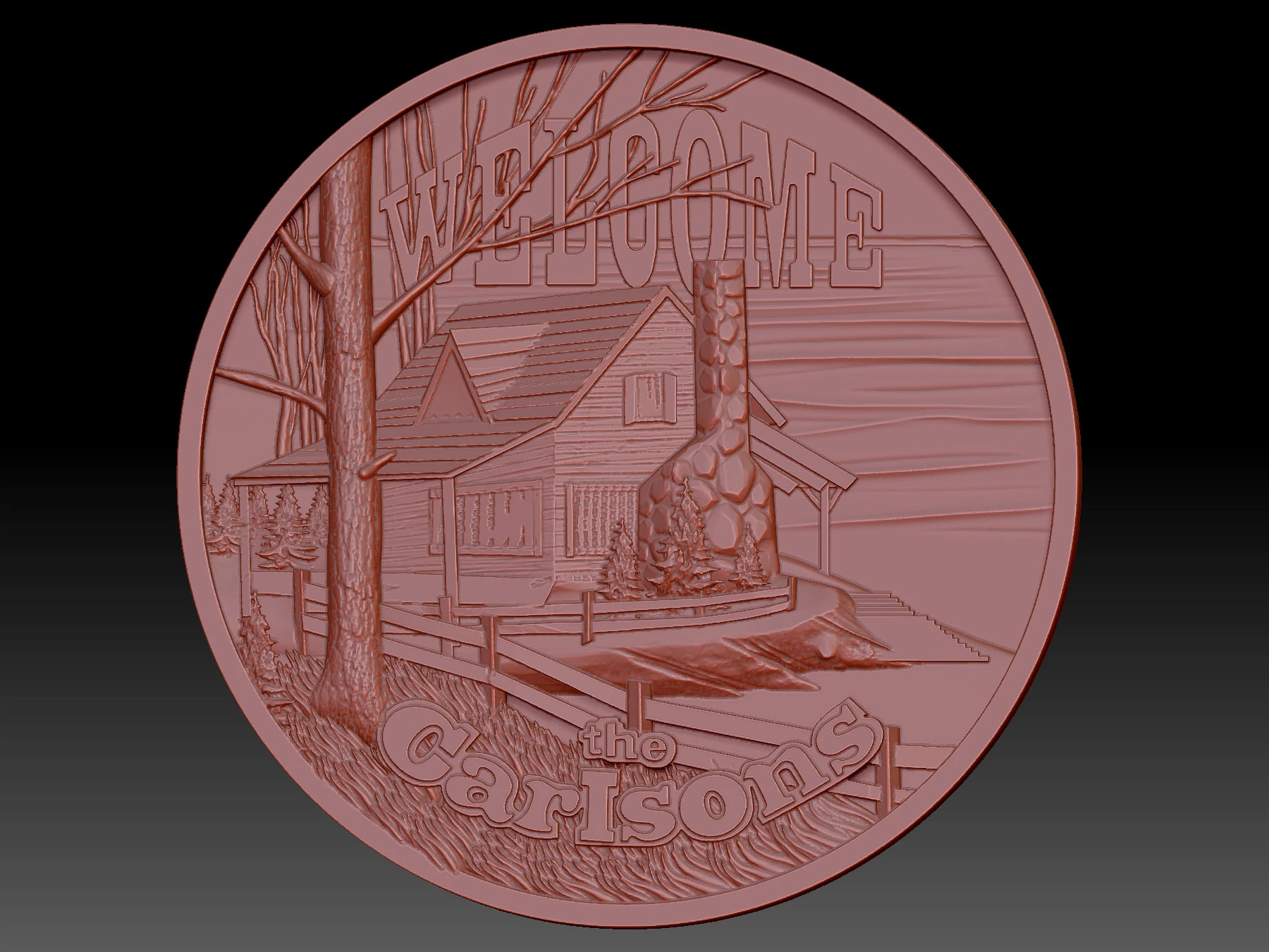 Welcome Carisons 3D Model .c4d .max .obj .3ds .fbx .stl .blend 