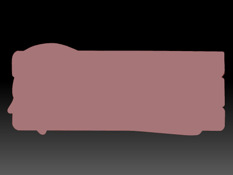 Welcome Lake Sign 3D Model