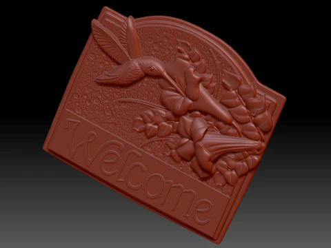 Welcome 3D Model