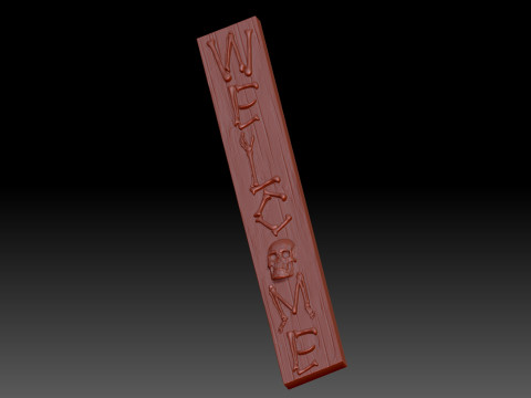 Welcome 3D Model