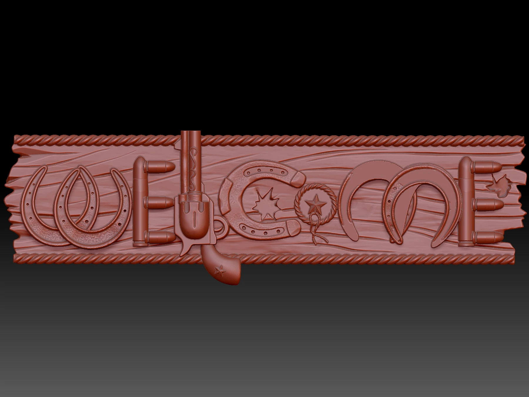 Welcome ranch 3D Model .c4d .max .obj .3ds .fbx .stl .blend 