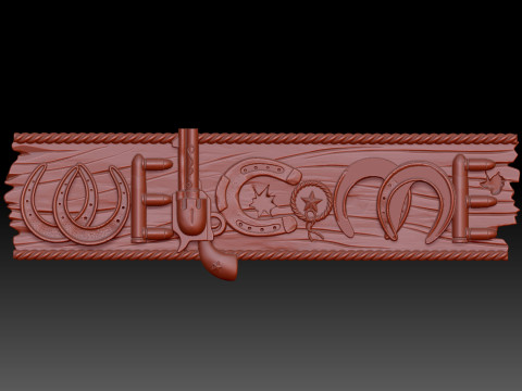 Welcome ranch 3D Model
