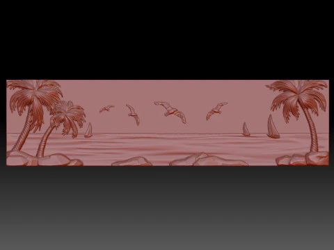 Bellissimo mare Modello 3D