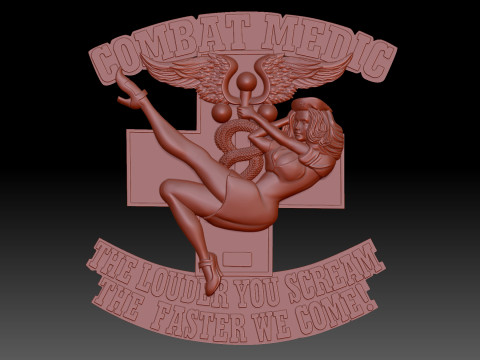 Combat medic 3D Model