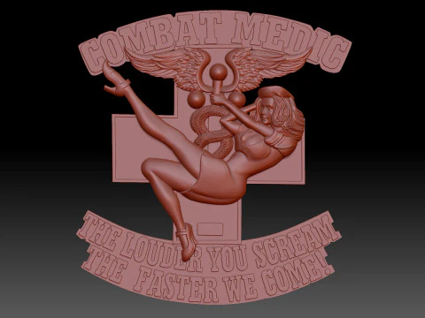 Medico da combattimento Modello 3D