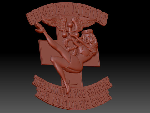 Combat medic 3D Model