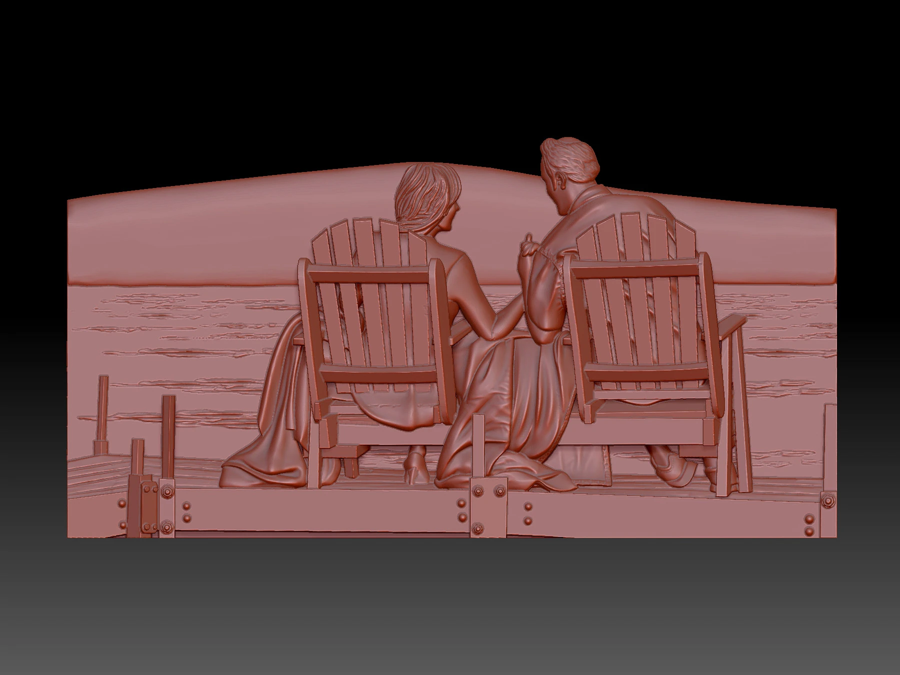 Couple 3D Model .c4d .max .obj .3ds .fbx .stl .blend 