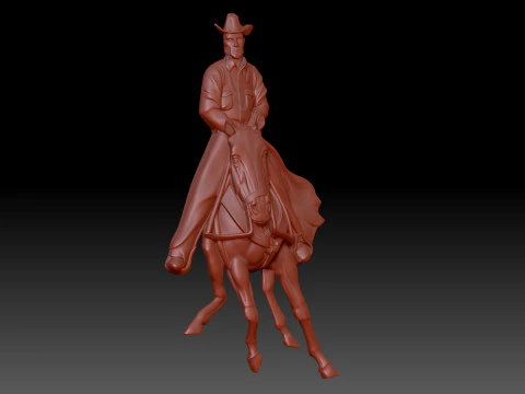 American cowboys 3D Model