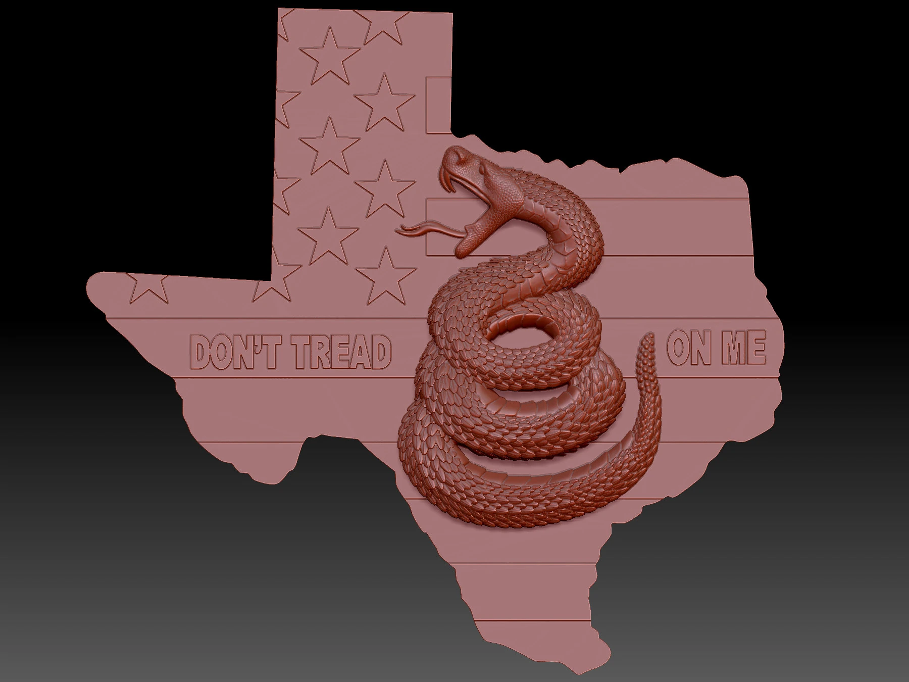 Snake 3D Model .c4d .max .obj .3ds .fbx .stl .blend 