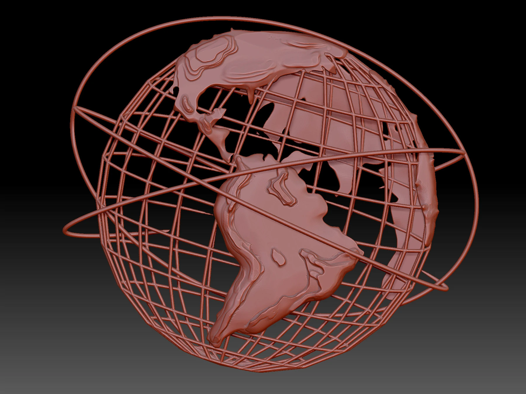 Earth 3D Model .c4d .max .obj .3ds .fbx .stl .blend 