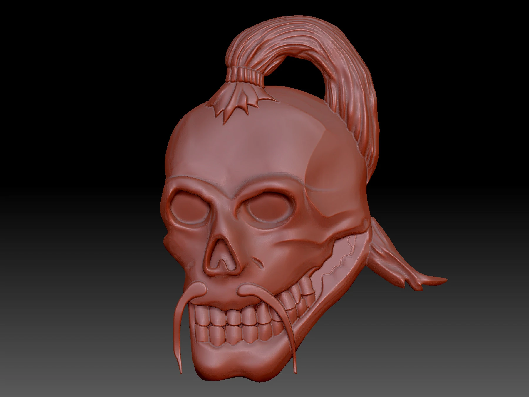 Skull 3D Model .c4d .max .obj .3ds .fbx .stl .blend 