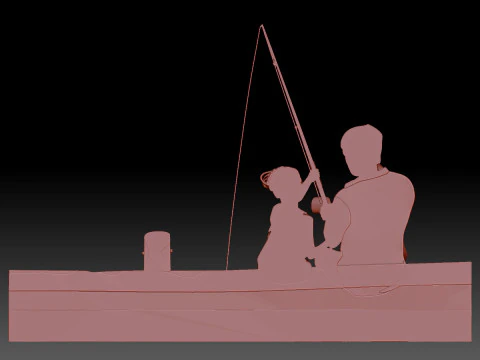 Fishing 3D Model