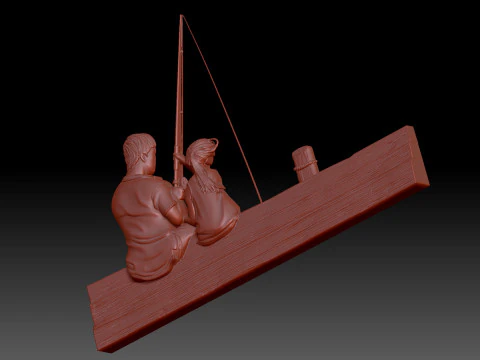 Fishing 3D Model