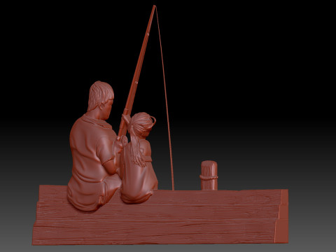 Fishing 3D Modell