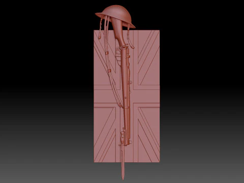 Bandiera della Gran Bretagna Modello 3D