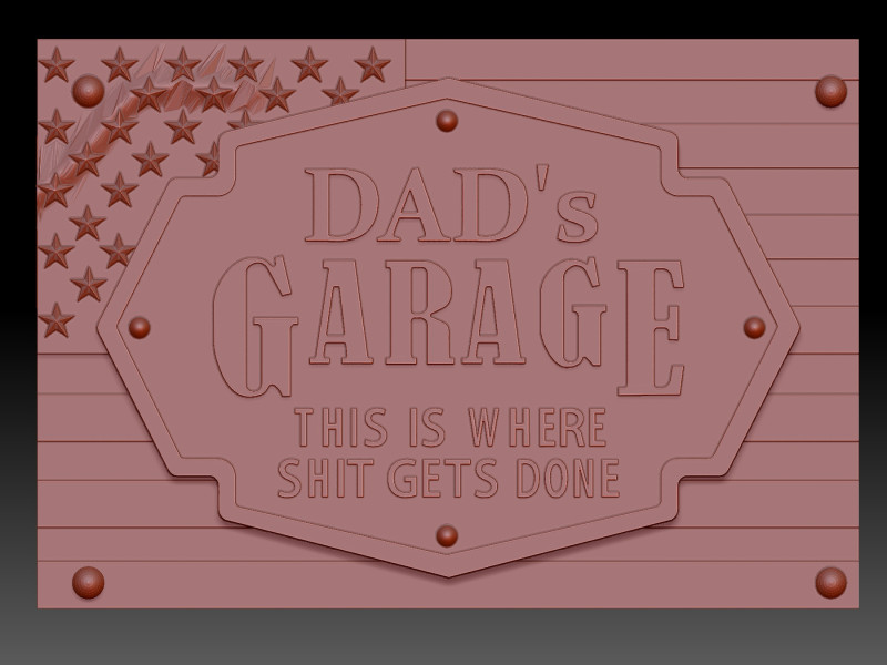Garage Modello 3D .c4d .max .obj .3ds .fbx .stl .blend 
