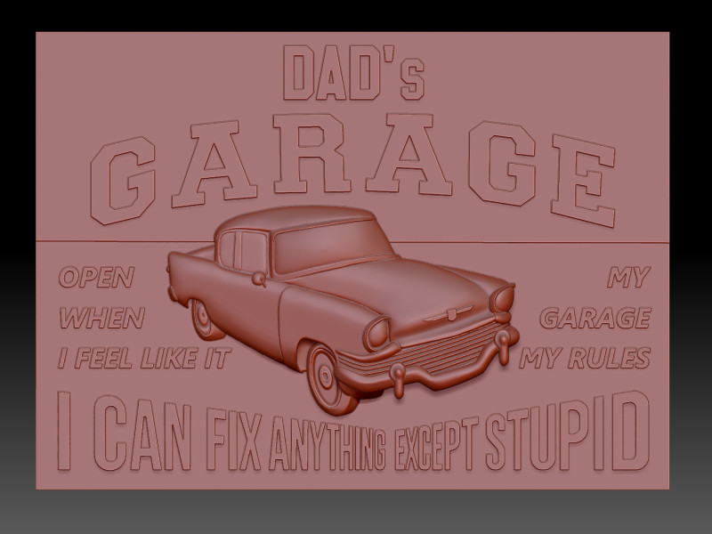 Garage Modelo 3D .c4d .max .obj .3ds .fbx .stl .blend 