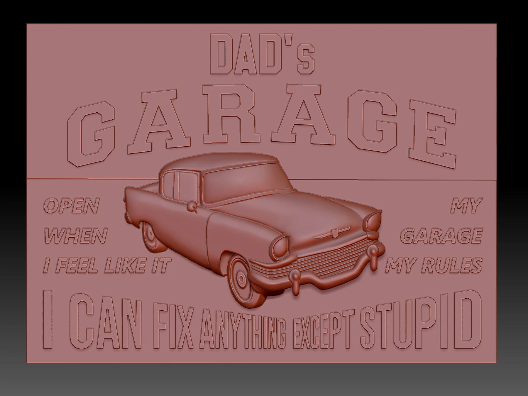 Garage 3D Model .c4d .max .obj .3ds .fbx .stl .blend 