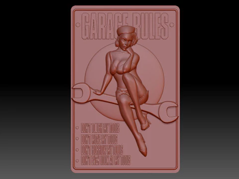 Regole del garage Modello 3D