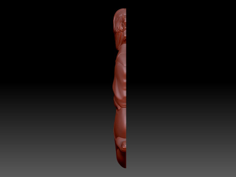 Girl and Heart Modèle 3D
