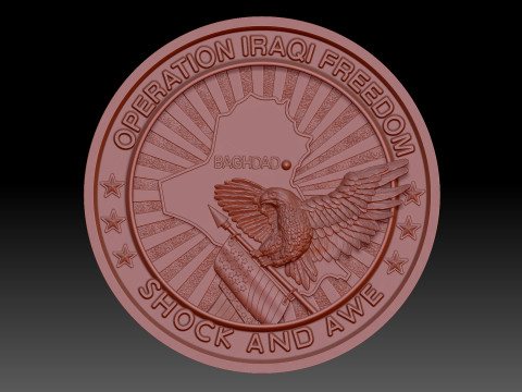 Iraq composition 3D Model