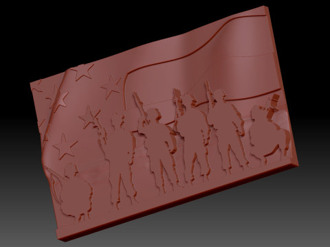 American Soldiers 3D मॉडल