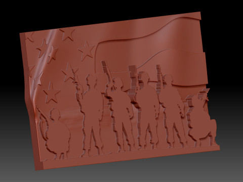 American Soldiers 3D मॉडल