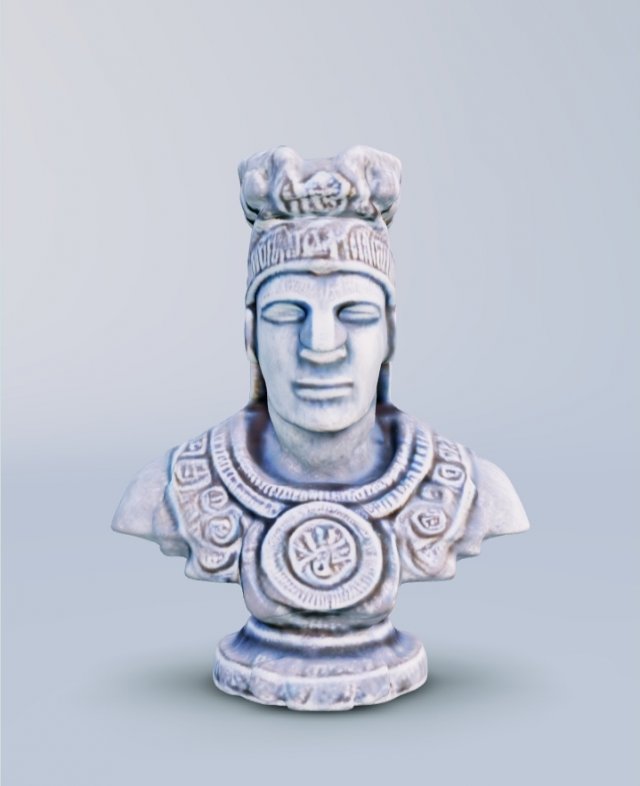 Aztec Sculpture Model 3D .c4d .max .obj .3ds .fbx .stl .blend