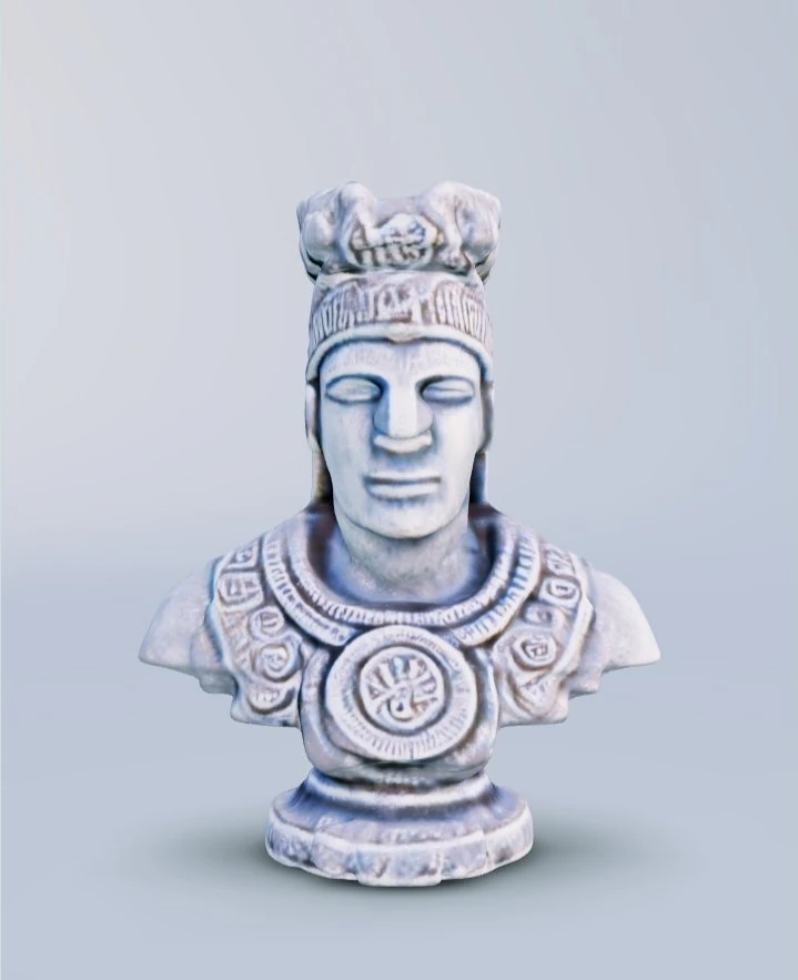 Aztec Sculpture 3D Model .c4d .max .obj .3ds .fbx .stl .blend 